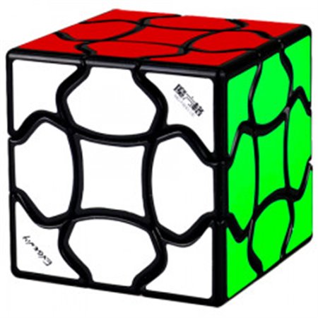 cubo de rubik qiyi fofo 3x3 bordas pretas