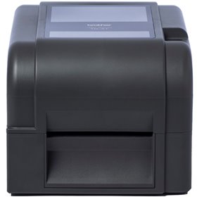 Impressora de etiquetas e bilhetes brother td4420tn térmica direta - 112mm - 128mb flash ram - 64mb ram - usb 2.0 - rede