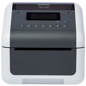 Impressora de etiquetas e tickets brother td4550dnwb direct thermal - 64mb flash ram - 256mb ram - usb 2.0 - rede - wi-fi - blue