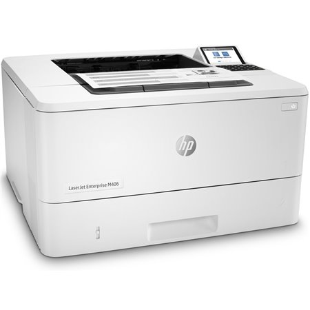 Impressora a laser monocromática HP laserjet Enterprise m406dn a4 - 40ppm - usb - rede - impressão duplex