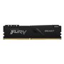 Memória ram ddr4 4gb kingston - 2666mhz - pc4 21300 - fury beast black - cl16