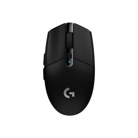 Mouse logitech g305 lightspeed óptico sem fio sem fio 12000 dpi 6 botões preto