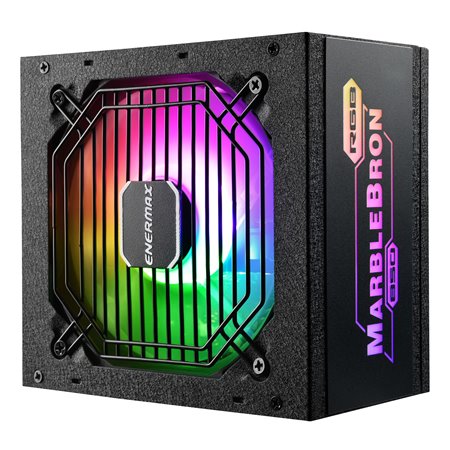 Fonte de alimentação enermax mármorebron 850w 80+ bronze semi - modular rgb