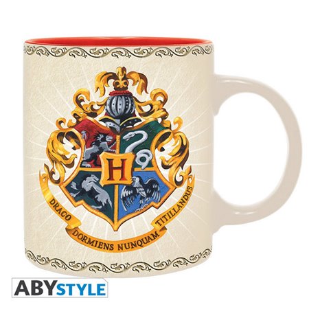 Caneca abysse harry potter 4 casas 320ml