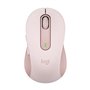 Mouse logitech m650 médio óptico sem fio sem fio rosa