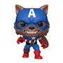 Funko Pop Marvel Capitão América Capwolf Edição Limitada Exclusiva 55506