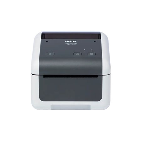 Impressora de etiquetas e bilhetes brother td4210d térmica direta - 64mb flash ram - 256mb ram - usb tipo b