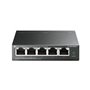 Switch 5 portas tp - link tl - sg1005lp 10 - 100 - 1000 4 portas poe+