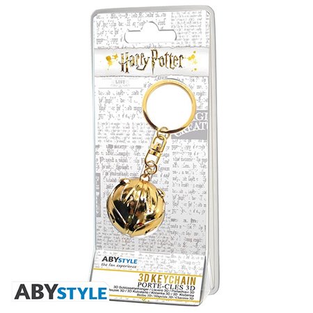 Chaveiro 3d abystyle harry potter pomo de ouro