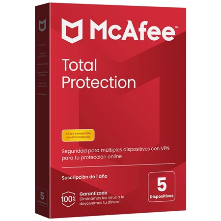 Antivírus mcafee total protection 5 dispositivos