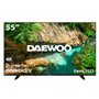 Daewoo 55 polegadas led 4k uhd tv - 55dm62ua - android smart tv - wi-fi - hdr - hlg - hdmi - usb - bluetooth - tdt2 - satélite -