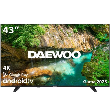 Daewoo 43 polegadas led 4k uhd tv - 43dm62ua - android smart tv - wi-fi - hdr - hdmi - usb - bluetooth - tdt 2 - satélite