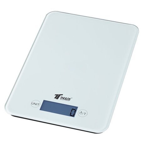 Balança de cozinha digital thulos th - ds107 branca carga máxima 5kg