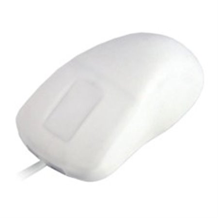 Raton industrial chave ativa usb óptica ip68 branco