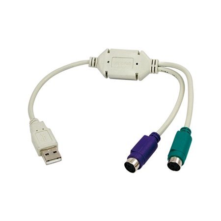 Adaptador Logilink Au0004A USB-M para 2X Ps2-H