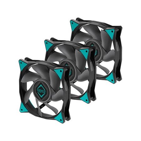 Ventilador 120X120 Iceberg-Térmico Icegale Xtra Preto 3P