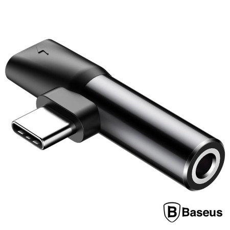 Adaptador Usb-C Macho P/ Usb-C / Jack 3.5Mm Baseus