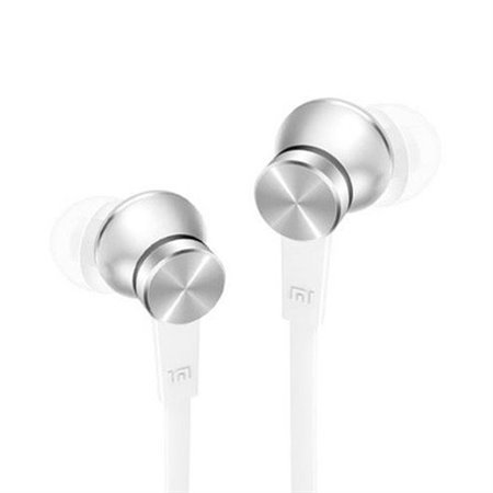 Fones de ouvido básicos Xiaomi Mi In-Ear prata fosco