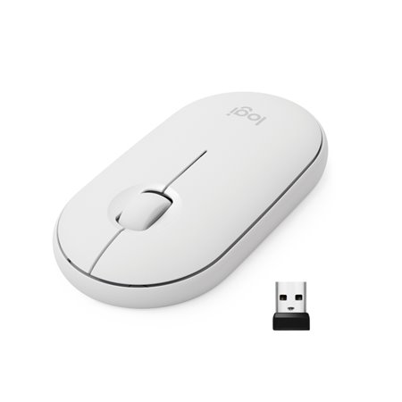 Logitech Rato M350 Rf sem fio branco