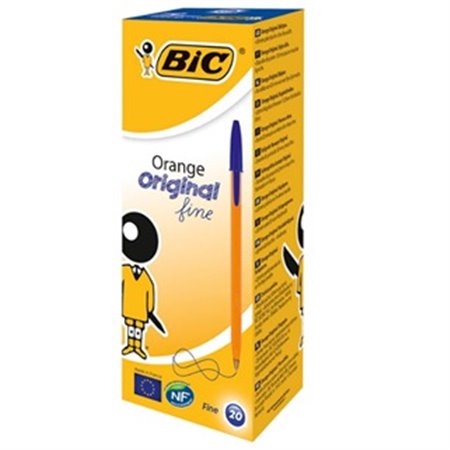 Esferografica Bic Laranja Azul