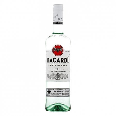 Rum Bacardi CARTA BLANCA - vol. 37.5% - 70cl