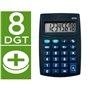 Calculadora de Bolso Xf02 8 Digitos Pilhas Cor Azul 99X64X9 Mm