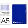 Caderno Espiral Capa Azul 80 F Din A5 Quadriculado