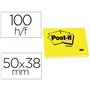 Bloco de Notas Adesivas Post-It Post-It Amarelo 50 x 38 Mm