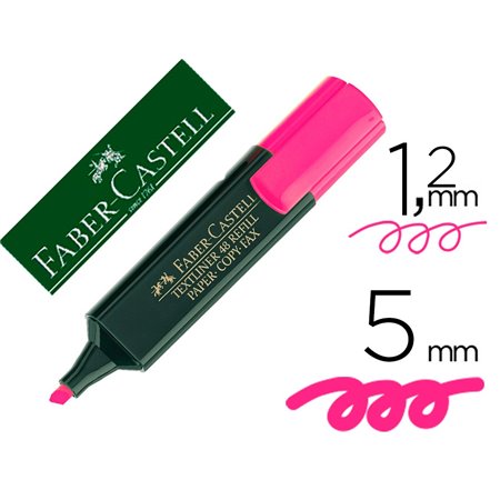 Marcador Faber Fluorescente 48-28 Rosa