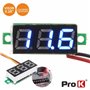 VOLTIMETRO DIGITAL LED AZUL 2.5V-30VDC PROK