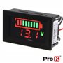 VOLTIMETRO DIGITAL LED 12VDC PAINEL C/ CAPACIDADE PROK