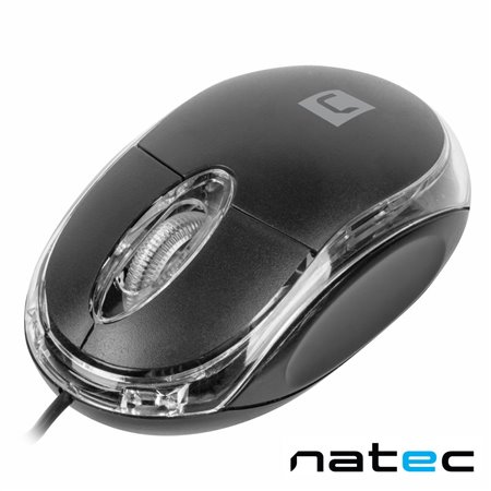 Rato Óptico C/ Fios 1000DPI USB Preto NATEC