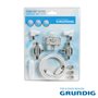 KIT CABO COAXIAL COM FICHAS BLISTER 10 PCS GRUNDIG