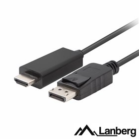 Cabo Displayport Macho / HDMI Macho 5m LANBERG