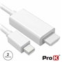 CABO MINI DISPLAYPORT MACHO / HDMI MACHO 2M PROK