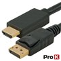 CABO DISPLAYPORT MACHO / HDMI MACHO 2M PROK