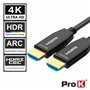 Cabo HDMI Fibra Óptica Dourado Macho / Macho 2.0 4K 50m