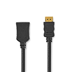 Cabo HDMI Dourado Macho / Fêmea 1.4 Preto 5M