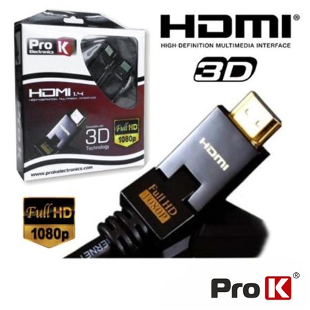 CABO PRO HDMI 1.4 DIGITAL NYLON FILTRO 5M PROK