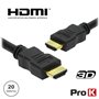 CABO HDMI DOURADO MACHO / MACHO 1.4 PRETO 20M PROK