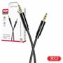 Cabo Jack 3.5mm Macho / Jack 3.5mm Macho 1m Preto XO