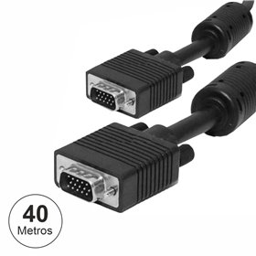 Cabo VGA Macho / Macho 40m C/ Filtro