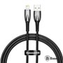 Cabo USB-A Macho P/ Lightning  Macho 1m Glimmer BASEUS