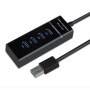 Hub Usb 3.0 C/ 4 Portas Preto