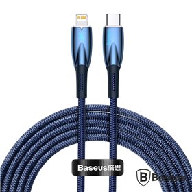 Cabo USB-C Macho P/ Lightning Macho 20W 2m Glimmer BASEUS