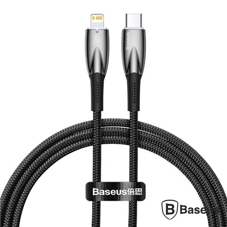 Cabo USB-C Macho P/ Lightning Macho 1m PD 20W Glimmer BASEUS