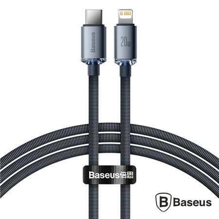 Cabo USB-C / Lightning Macho 1.2m Crystal Shine BASEUS