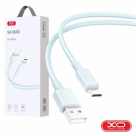 Cabo USB-A Macho / MicroUSB Macho 1m Branco XO