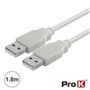 Cabo USB-A 2.0 Macho / USB-A Macho 1.8m PROK