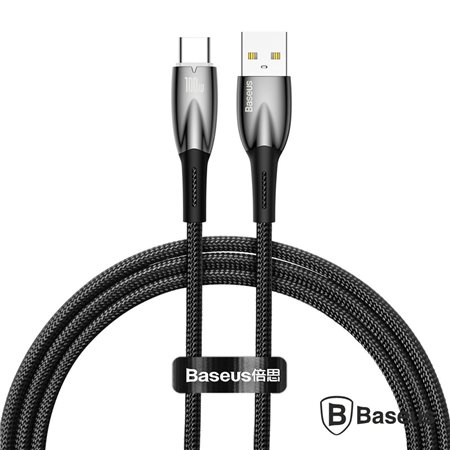 Cabo USB-A Macho P/ USB-C Macho 1m 100W Glimmer BASEUS